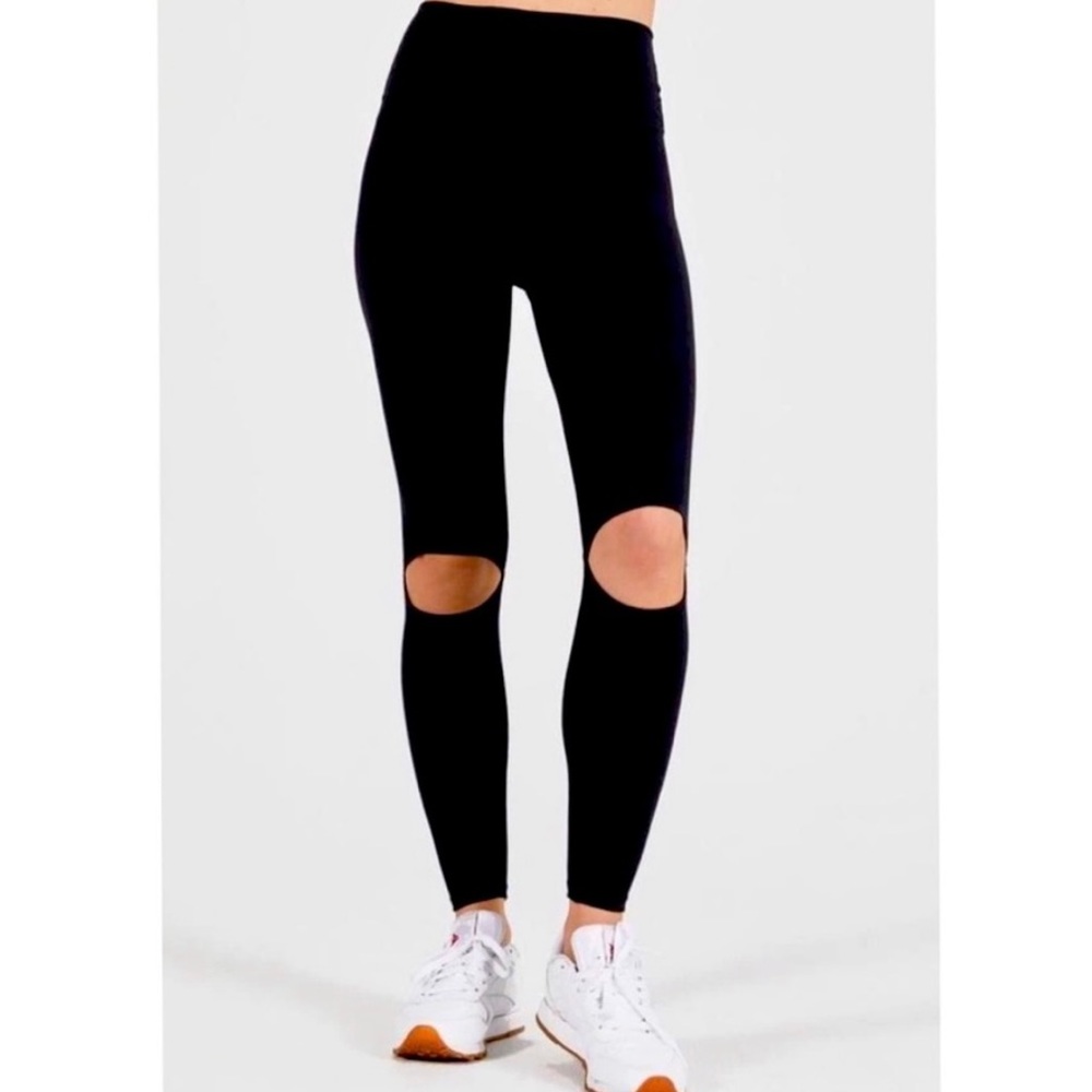 Joah brown black leggings